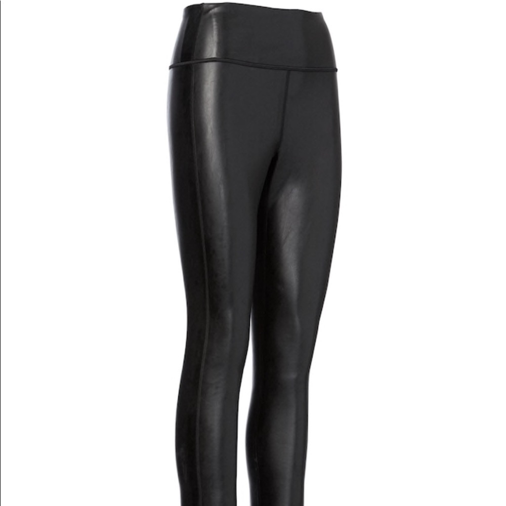 Athleta All Over Gleam Faux Leather Leggings NWT